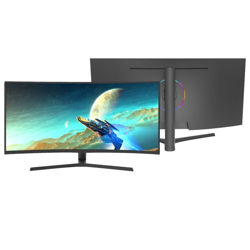 Curved Gaming Monitor with Adjustable Height Stand - 图片 3