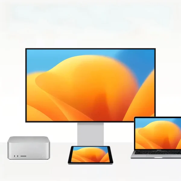 Frameless Vertical Desktop Monitor with Type-C Input